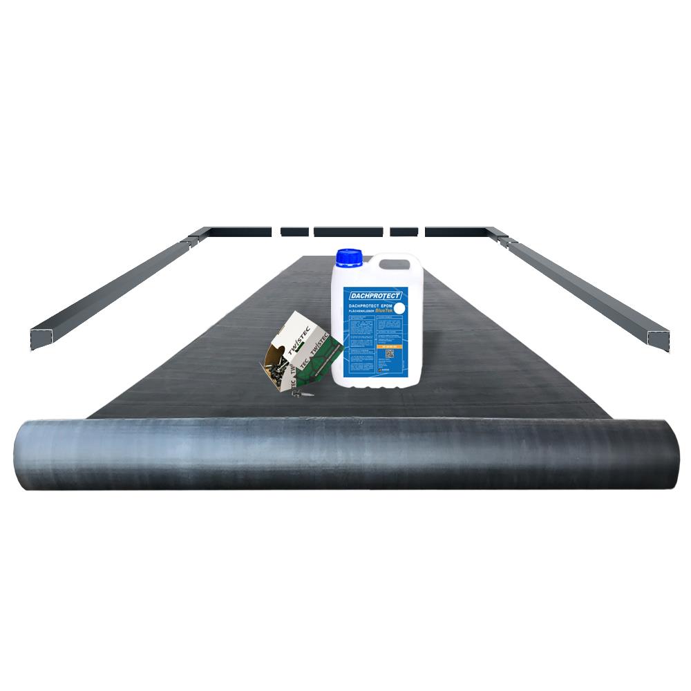 Wohnmobil-Carport Oakland IV 6,00x11,00 m - inklusive langlebigem EPDM-Dach