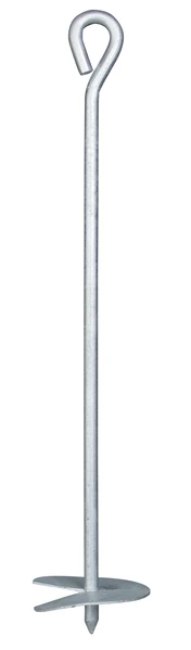 Bodenanker 525mm Stahl feuerverzinkt