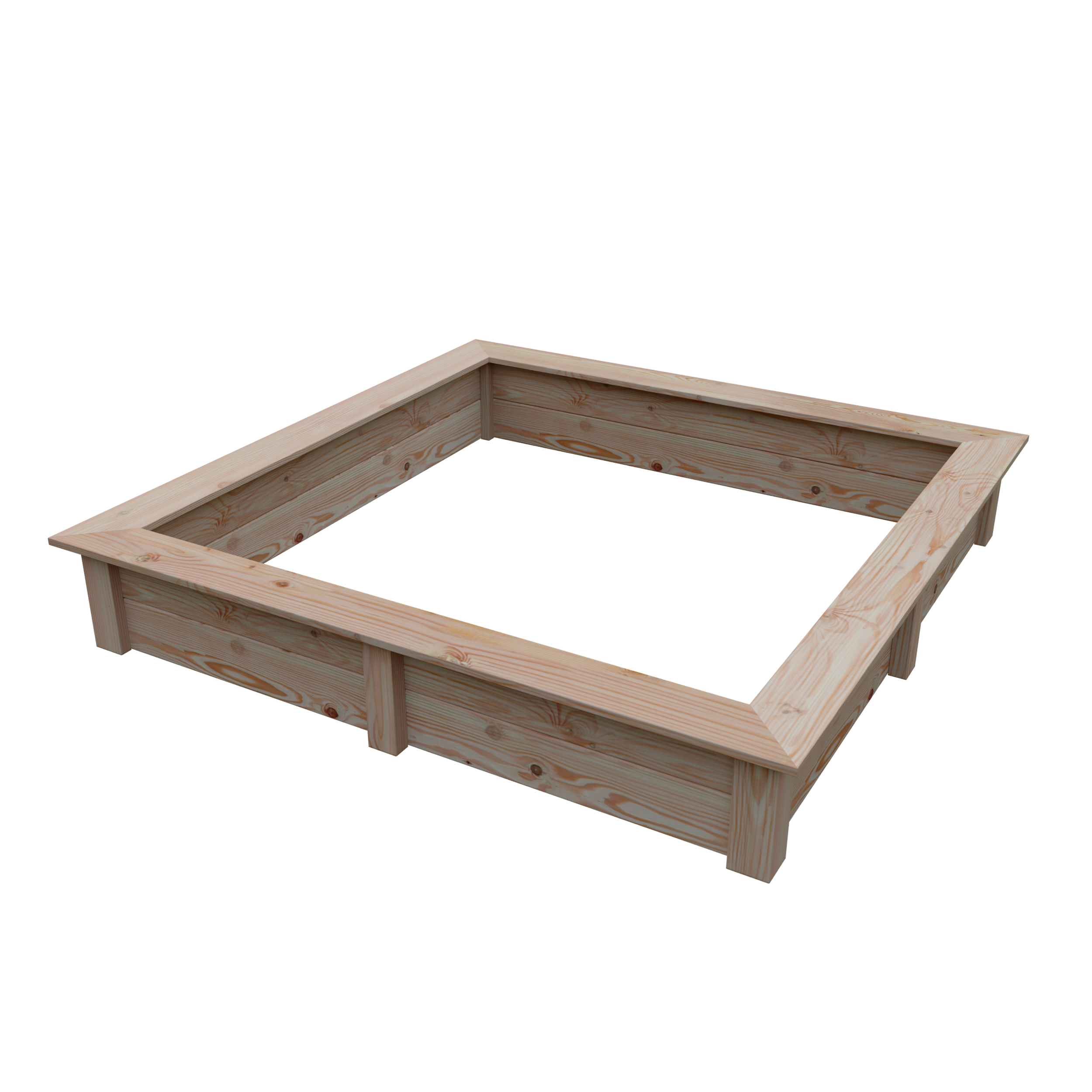 Sandkasten Isabella 150x150 cm Douglasie unbehandelt