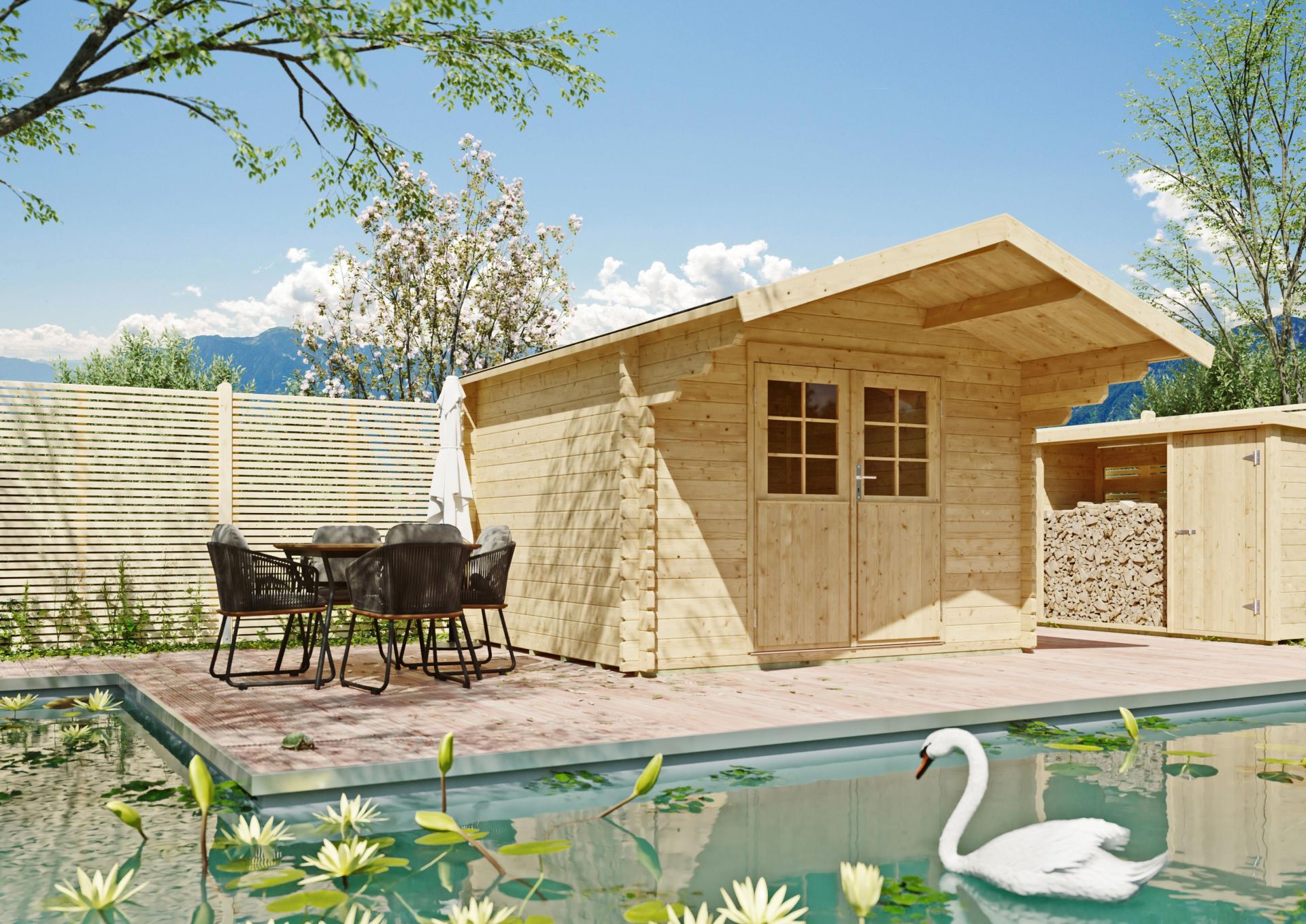 Gartenhaus Hidra II 3,00x2,50 m