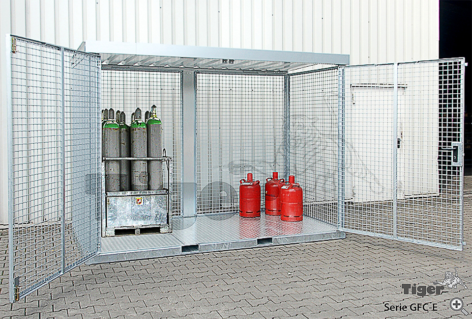 gasflaschen-container-gfc-e Typ GFC-E/T-M1