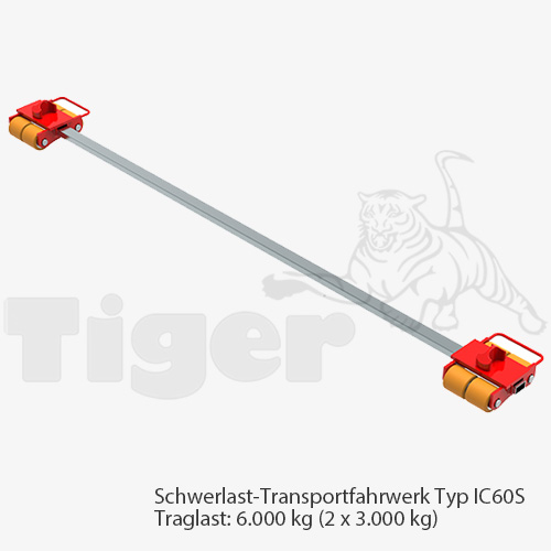 tigerhebezeuge-schwerlast-transportfahrwerk-IC60S Typ IC60S