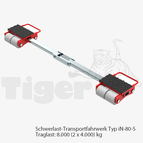 tigerhebezeuge-schwerlast-transportfahrwerk-iN-80-S Typ iN-80-S