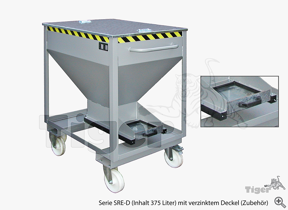 silobehaelter-sre-d-mit-rollen-und-deckel Typ SRE-D-375-v