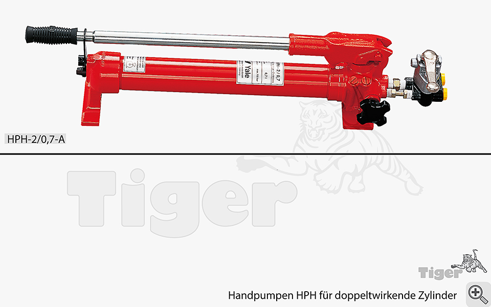 hydraulik-handpumpen-hph-doppeltwirkend Typ HPH-2/0,7-A