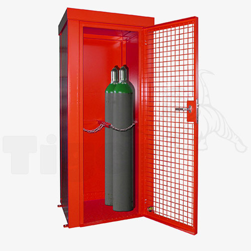 gasflaschenschrank-container-gfc-b-m1-rot Typ GFC-B-M1-rot