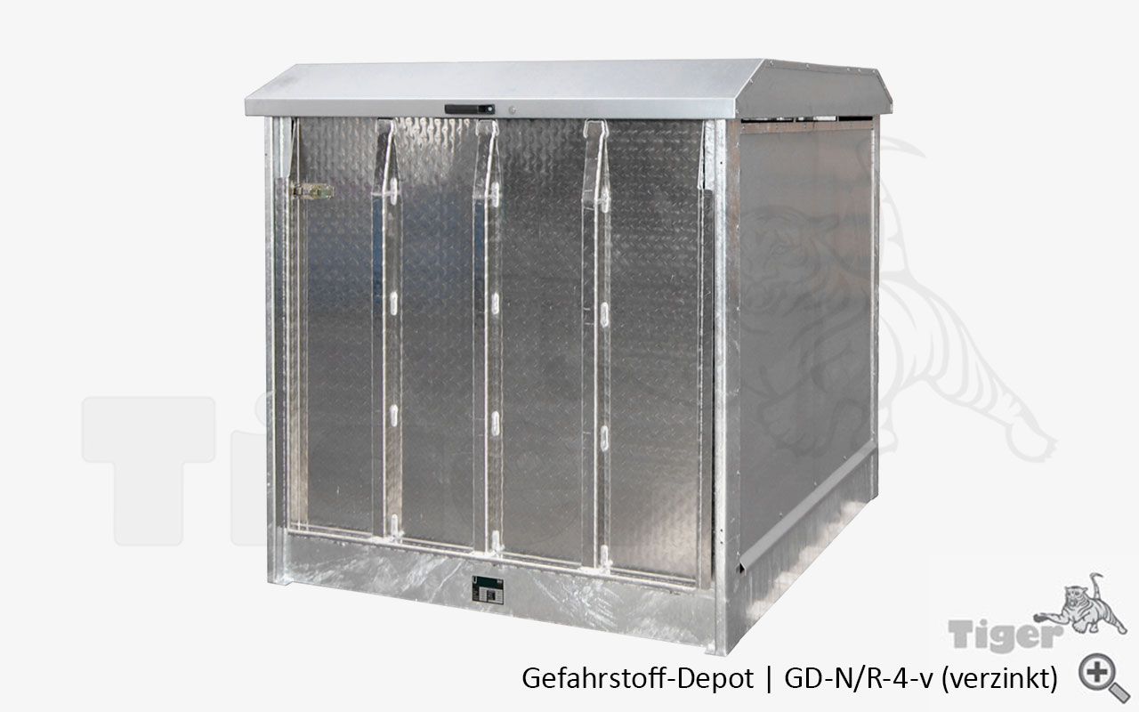 gefahrstoffdepot-gd-n-r-4-v-umweltlagertechnik Typ GD-N/R-4-v