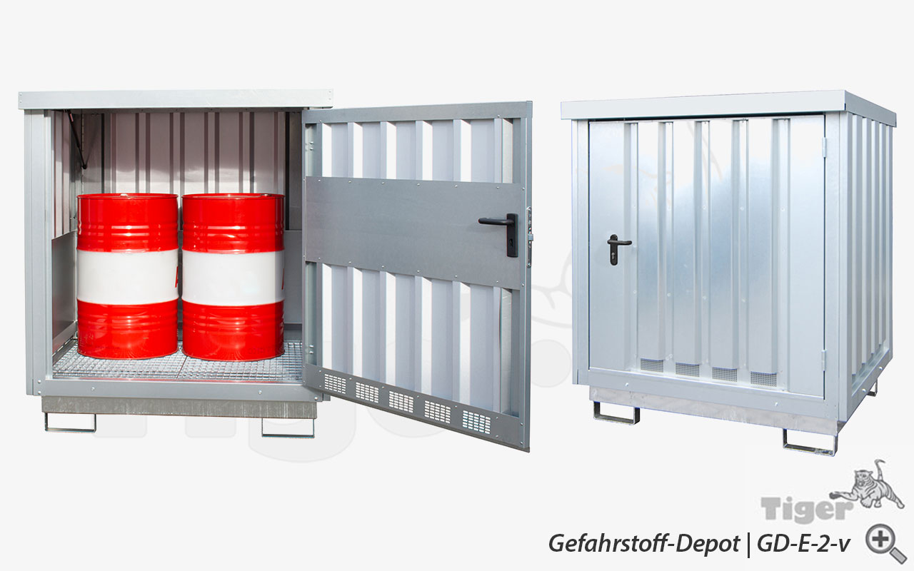 gefahrstoff-depot-gd-e-2-v Typ GD-E-2-v