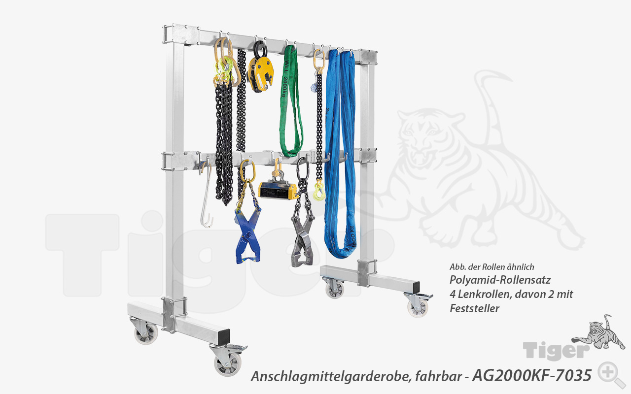 anschlagmittelgarderobe-kf-7035-fahrbar Typ AG2000KF-7035