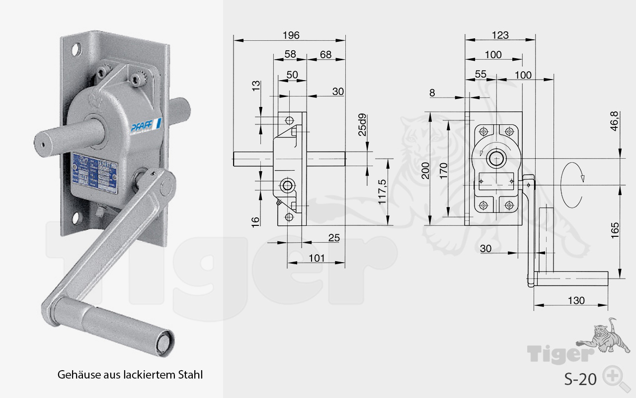 tigerhebezeuge-schneckengetriebe-s-20 Typ S-20