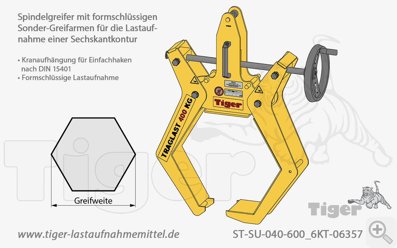 spindelgreifer-06357-lastaufnahmemittel Typ ST-SU-040-600_6KT-06357