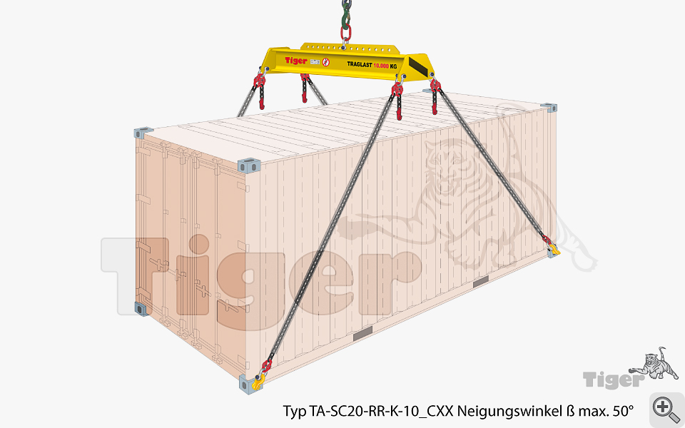 container-krantraverse-fuer-20-fuss-container-verstellbar-ta-sc20 Typ TA-SC20-RR-K-10_CXX