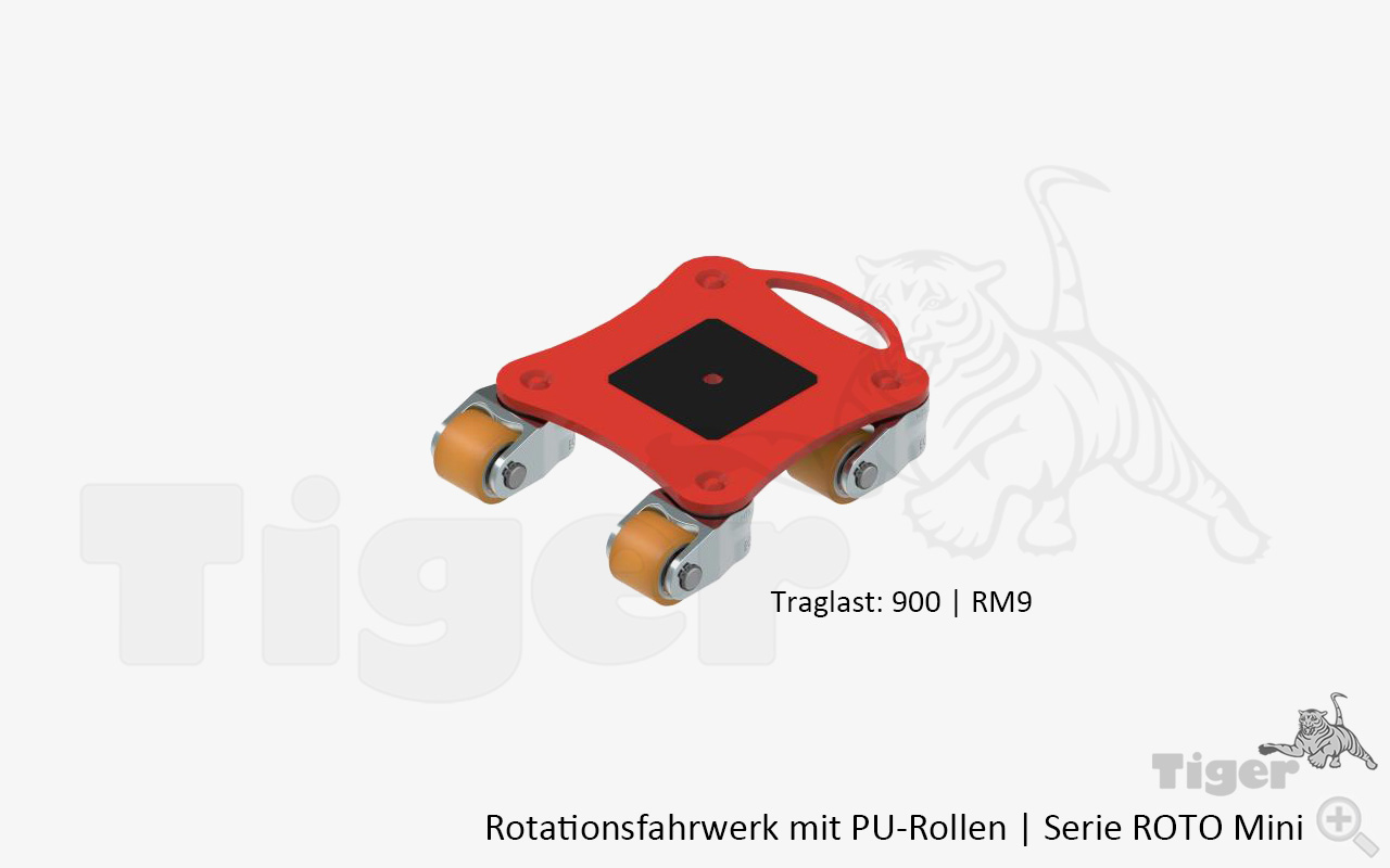 rotationsfahrwerke-roto-mini-pu-900kg Typ RM9