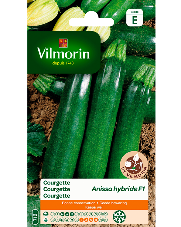 Vilmorin Courgette zaden Anissa Hf1 3g