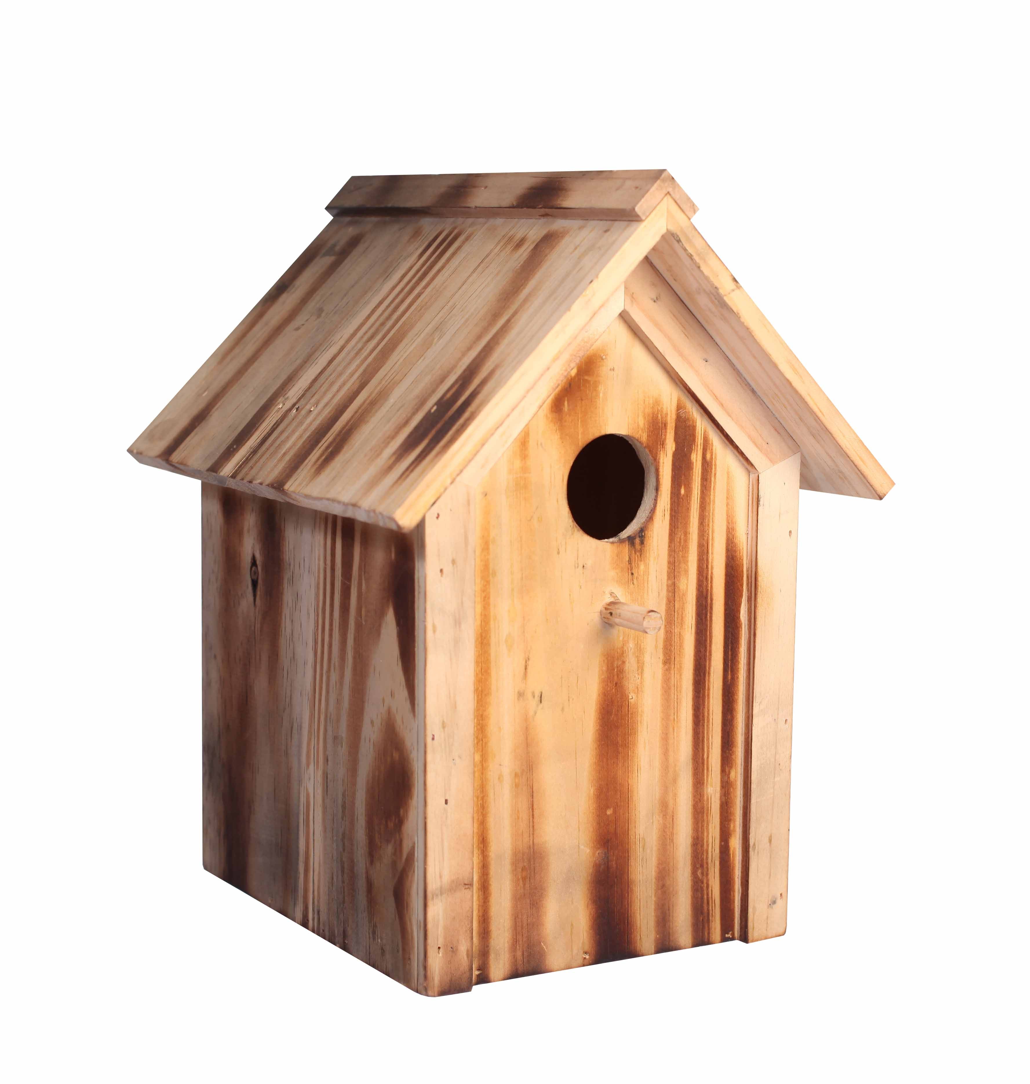 Vogelhuis uit hout 26,5 cm