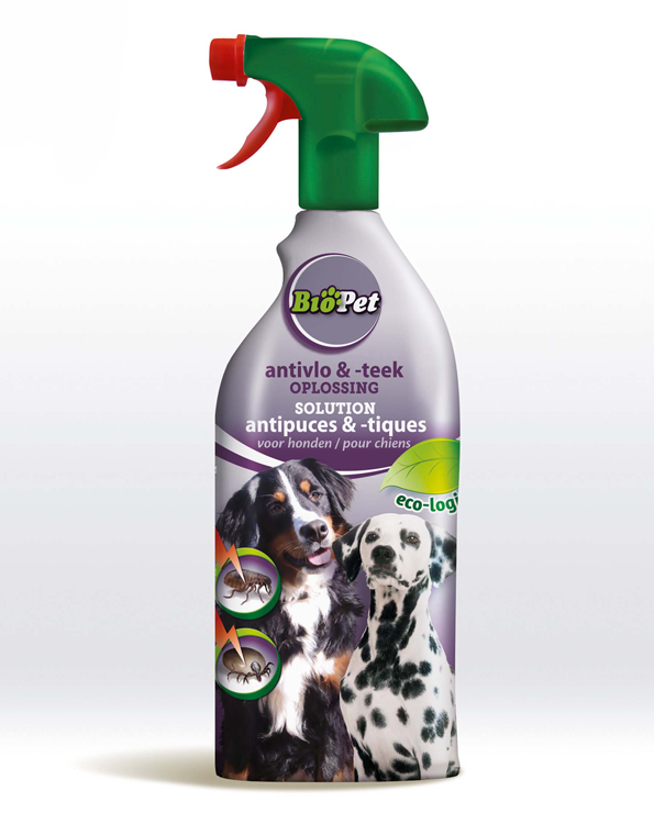 Anti vlo en tekenspray voor honden 750ml