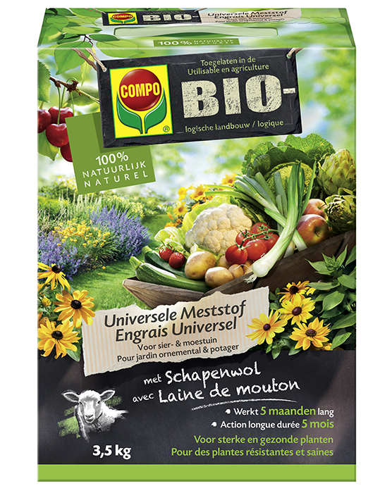 Compo Bio Meststof Universeel voor tuin 3,5Kg