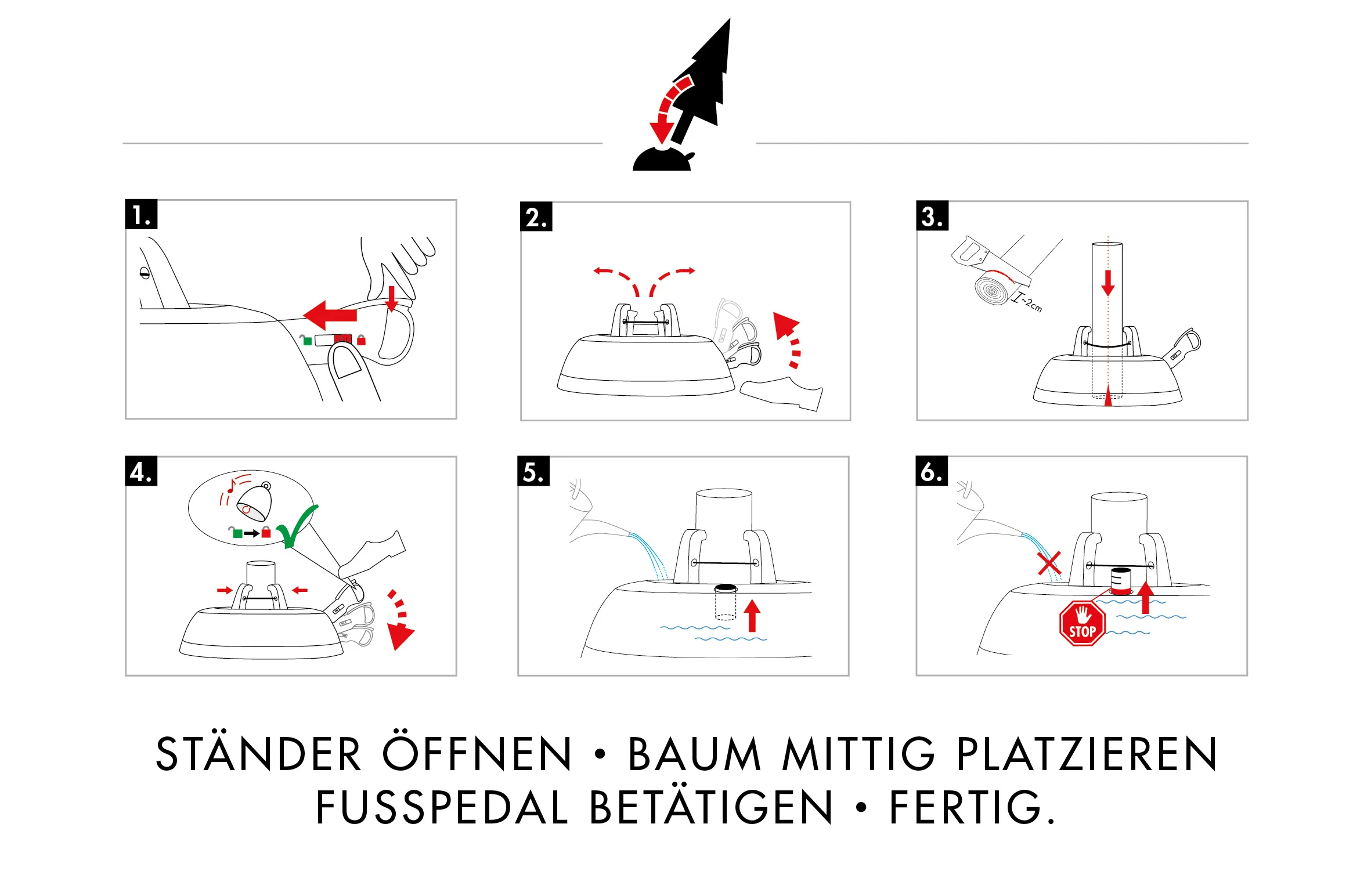 Krinner Premium XXL Kerstboomstandaard tot max 4m