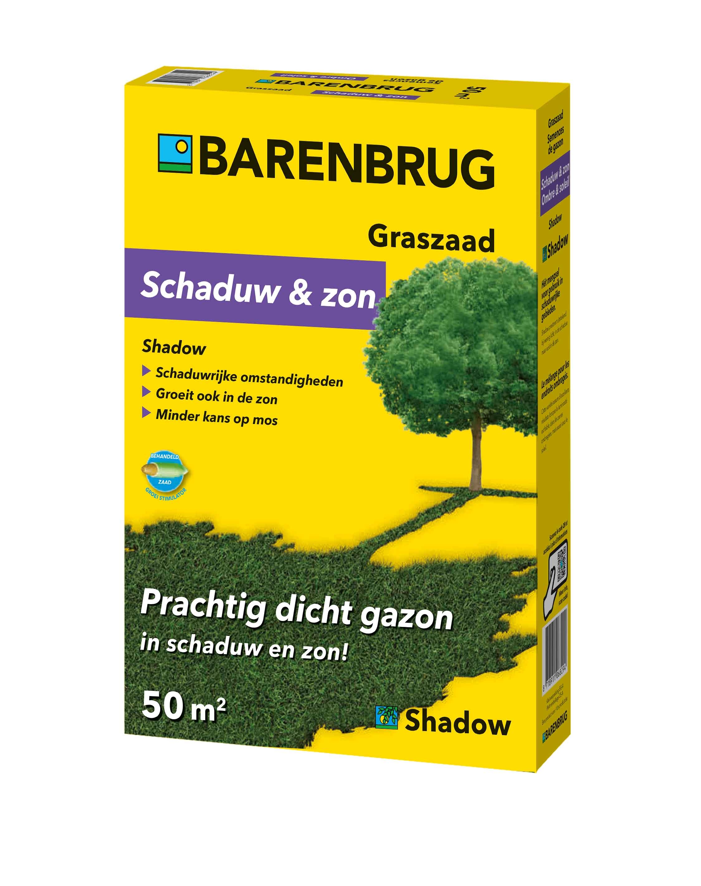 Graszaad Barenbrug Schaduw & Zon 50m²