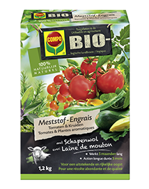 Compo Bio Meststof voor Tomaten en Kruiden 1,2Kg