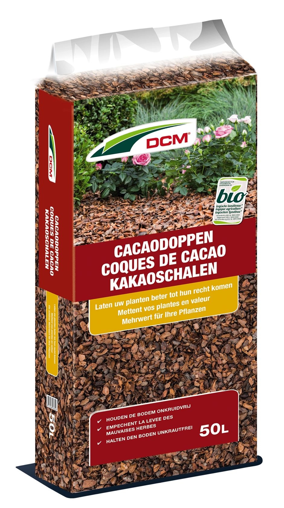 DCM Cacaodoppen als bodembedekker 50 L