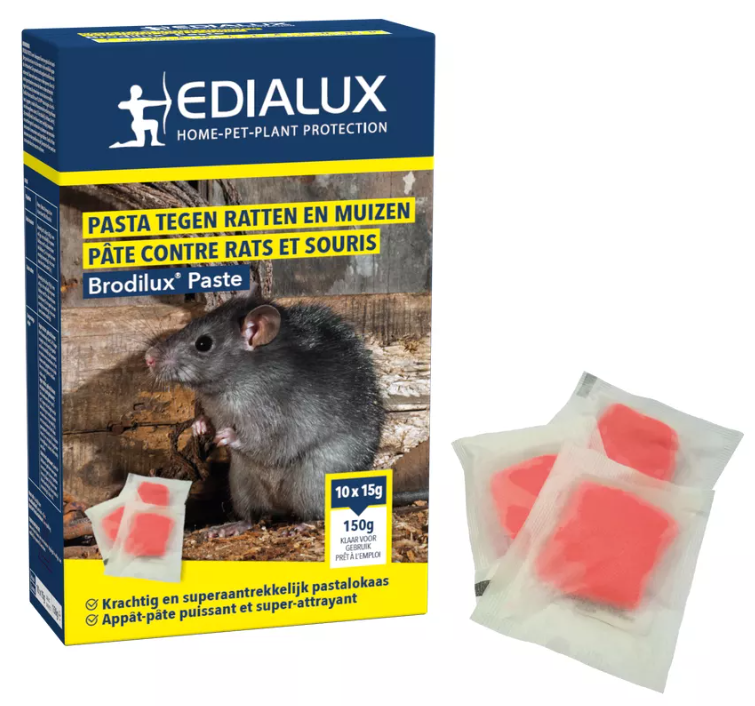 Edialux Brodilux Muizen en rattenpasta 150g