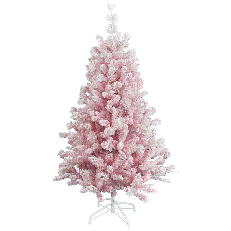 Roze Kunstkerstboom Pinky snow 210 cm