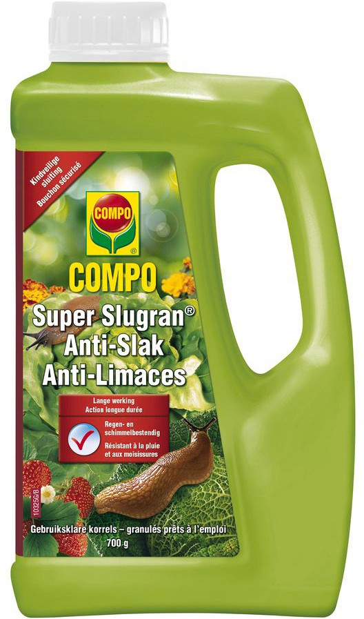 COMPO Super Slugran slakkenkorrels: Effectieve bestrijding van slakken in de tuin, beschermt uw planten en gewassen