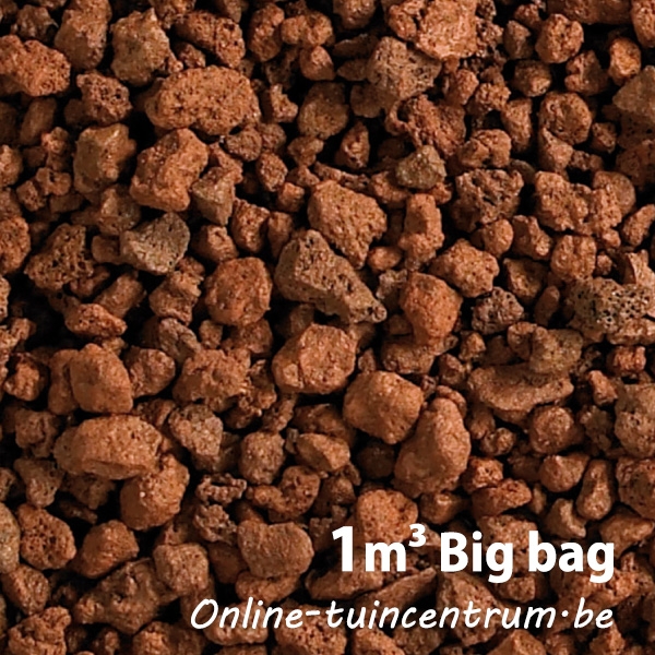 Bigbag Pouzzolane Lava bodembedekker 8/16mm in 1 ENm³