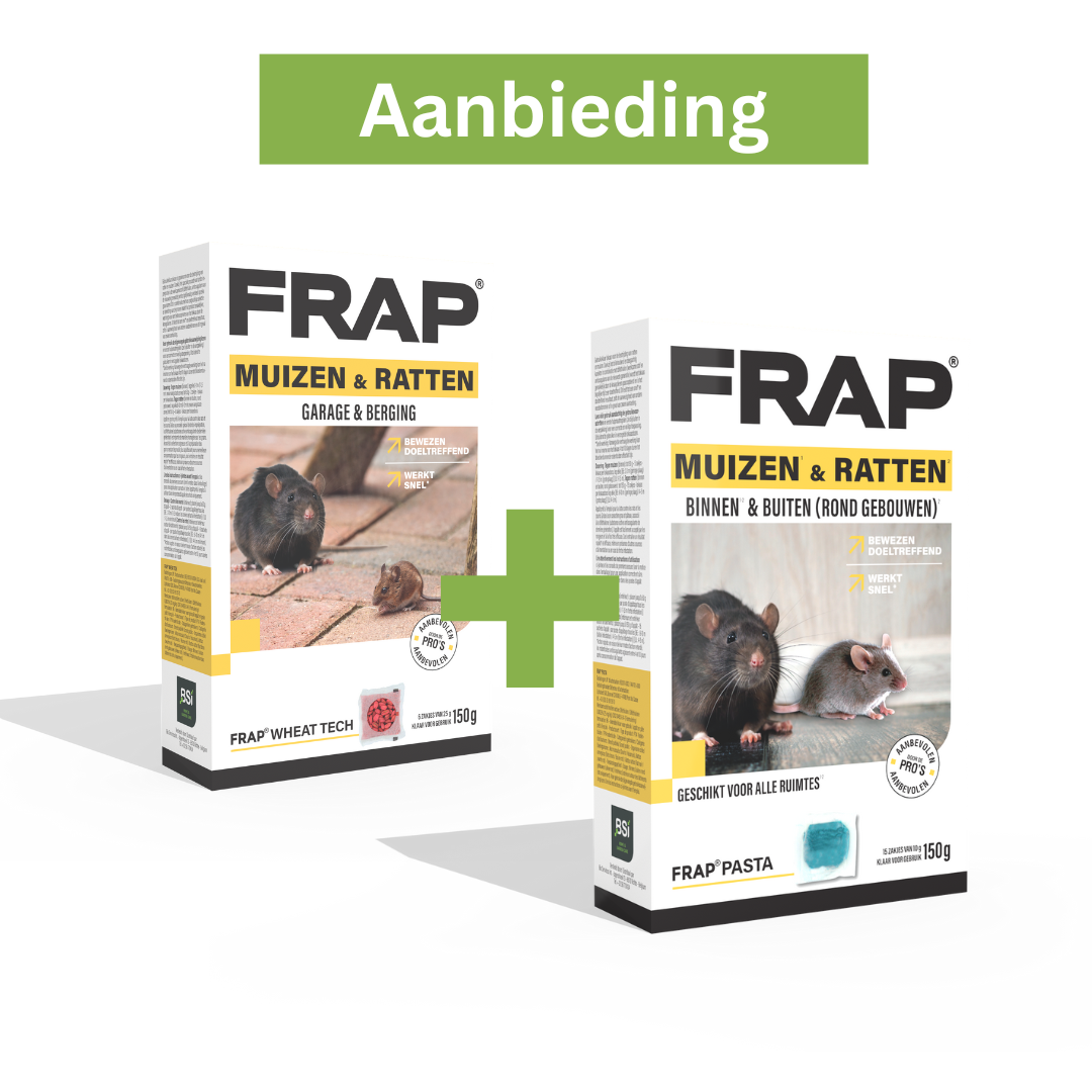 Muizengif Rattengif Duopack Frap® - Effectieve bestrijding 