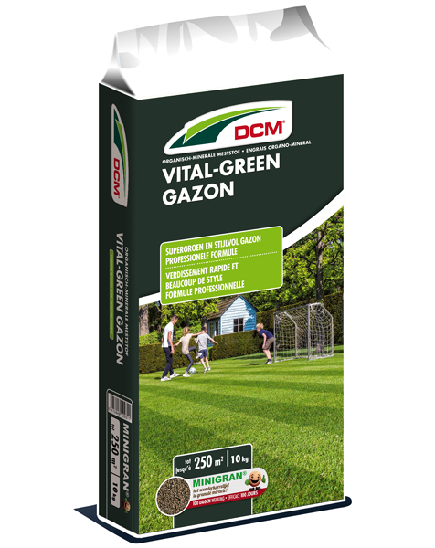 DCM Vital Green gazonmest met magnesium en ijzer 250m²