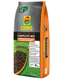 Herstellen van beschadigd gazon | Compo Complete mix 4 in 1 | 4kg