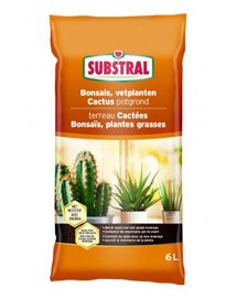 Potgrond voor Cactus vetplanten en bonsai 6L