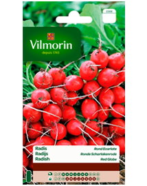 Vilmorin Radijs zaden in grootverpakking Ronde Scharlakenrode 30g
