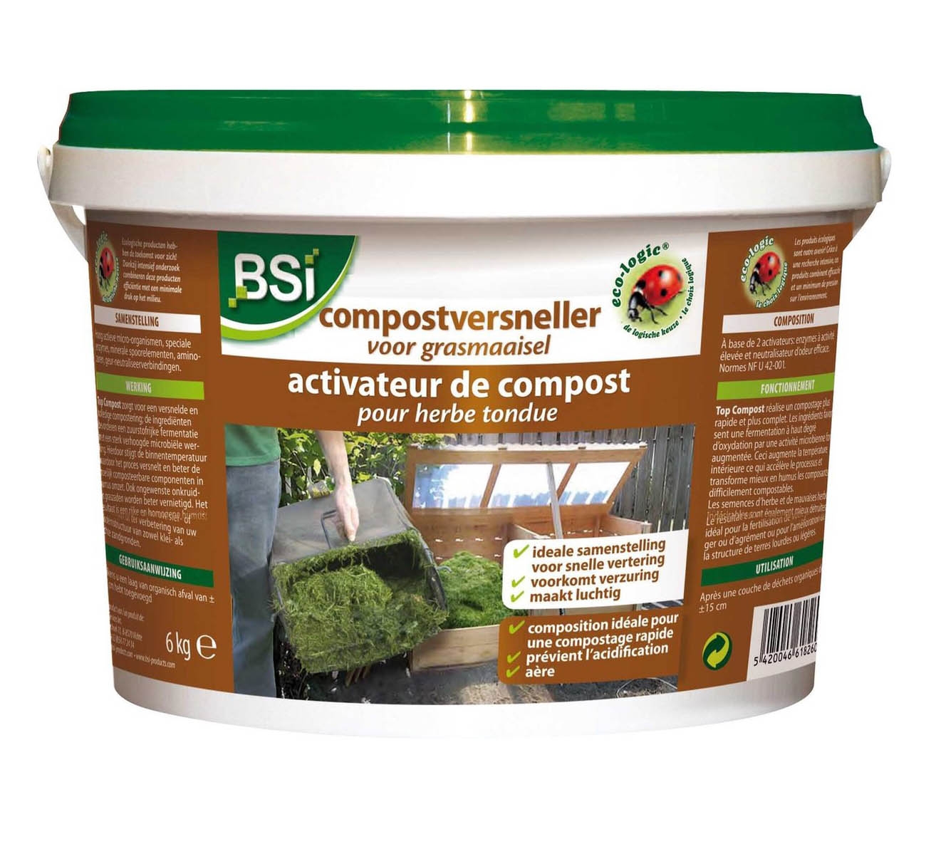 Gras composteren met compostversneller 6 kg