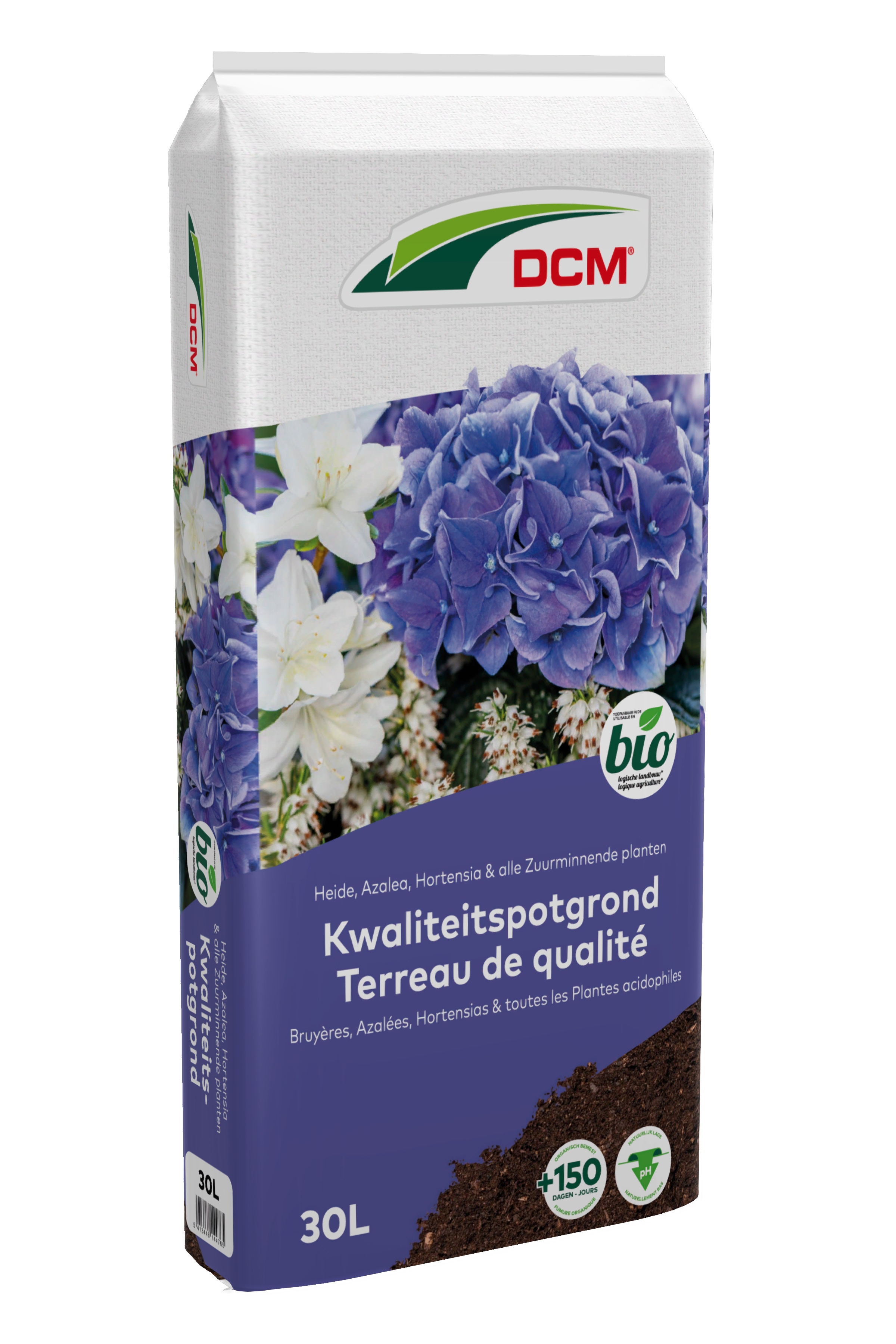 DCM Potgrond voor heide en zuurminnende planten 30L