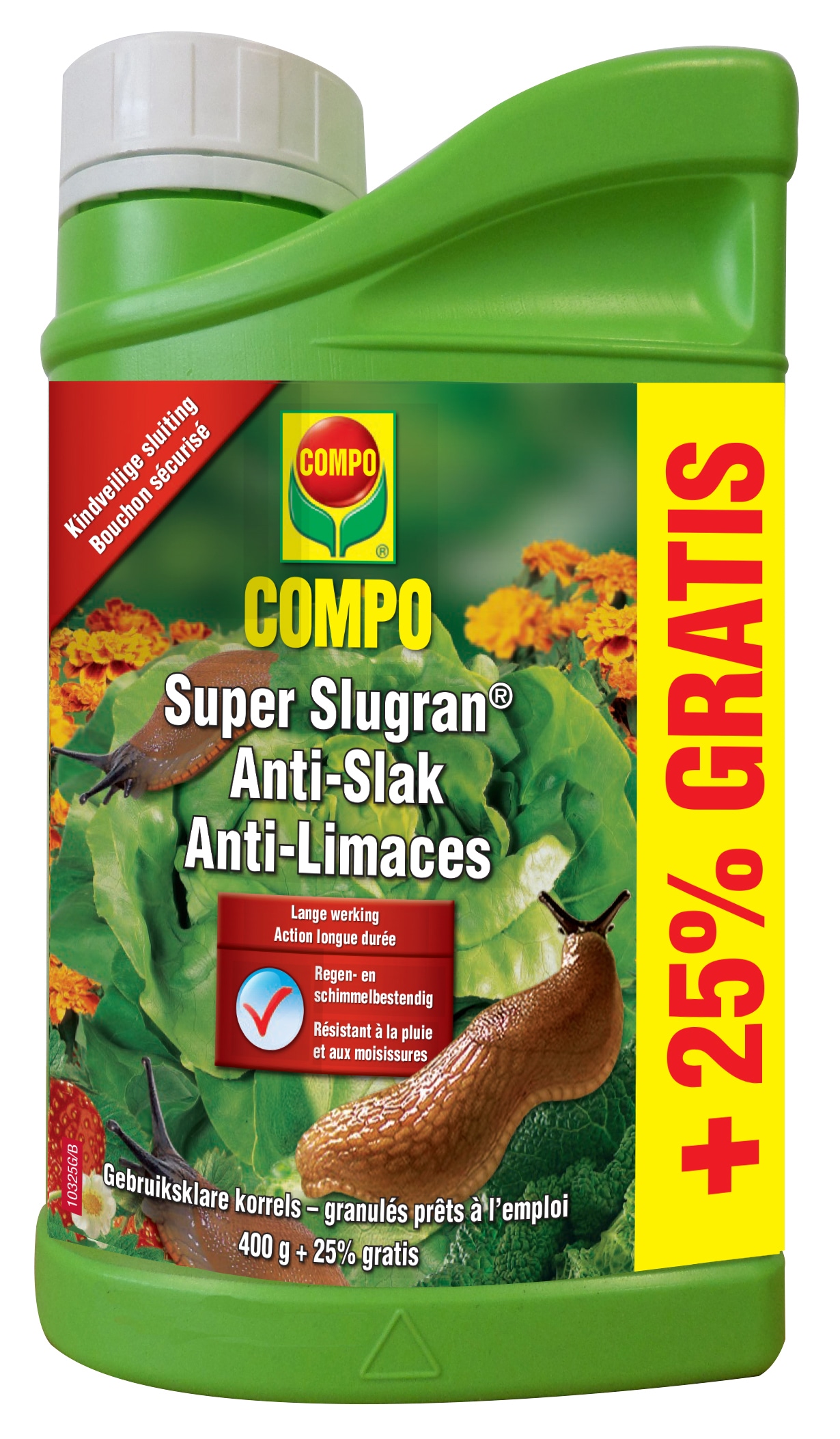 Compo Slugran Slakkenkorrels 400g + 25%