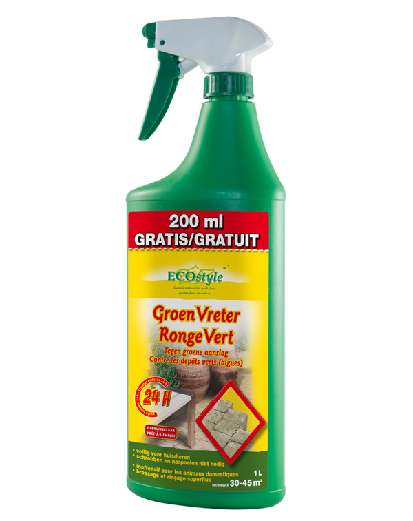 Ecostyle Groenvreter Spray tegen groene aanslag en mos 750ml