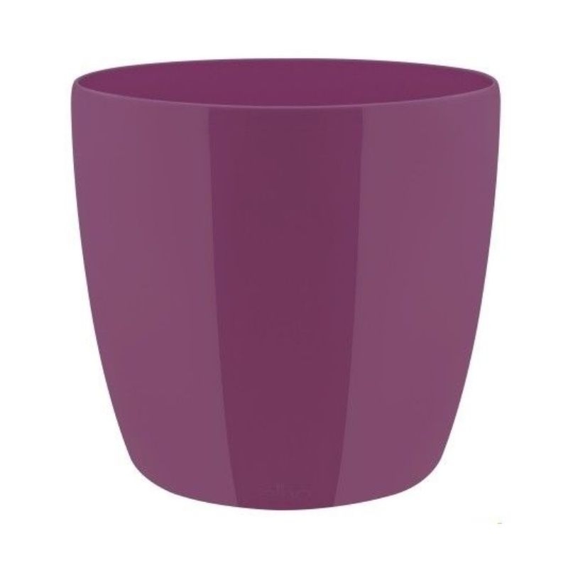 Elho Brussels Diamond Round 16cm Cloudy Violet: Stijlvolle, ronde bloempot in trendy paarse kleur, perfect voor kamerplanten.