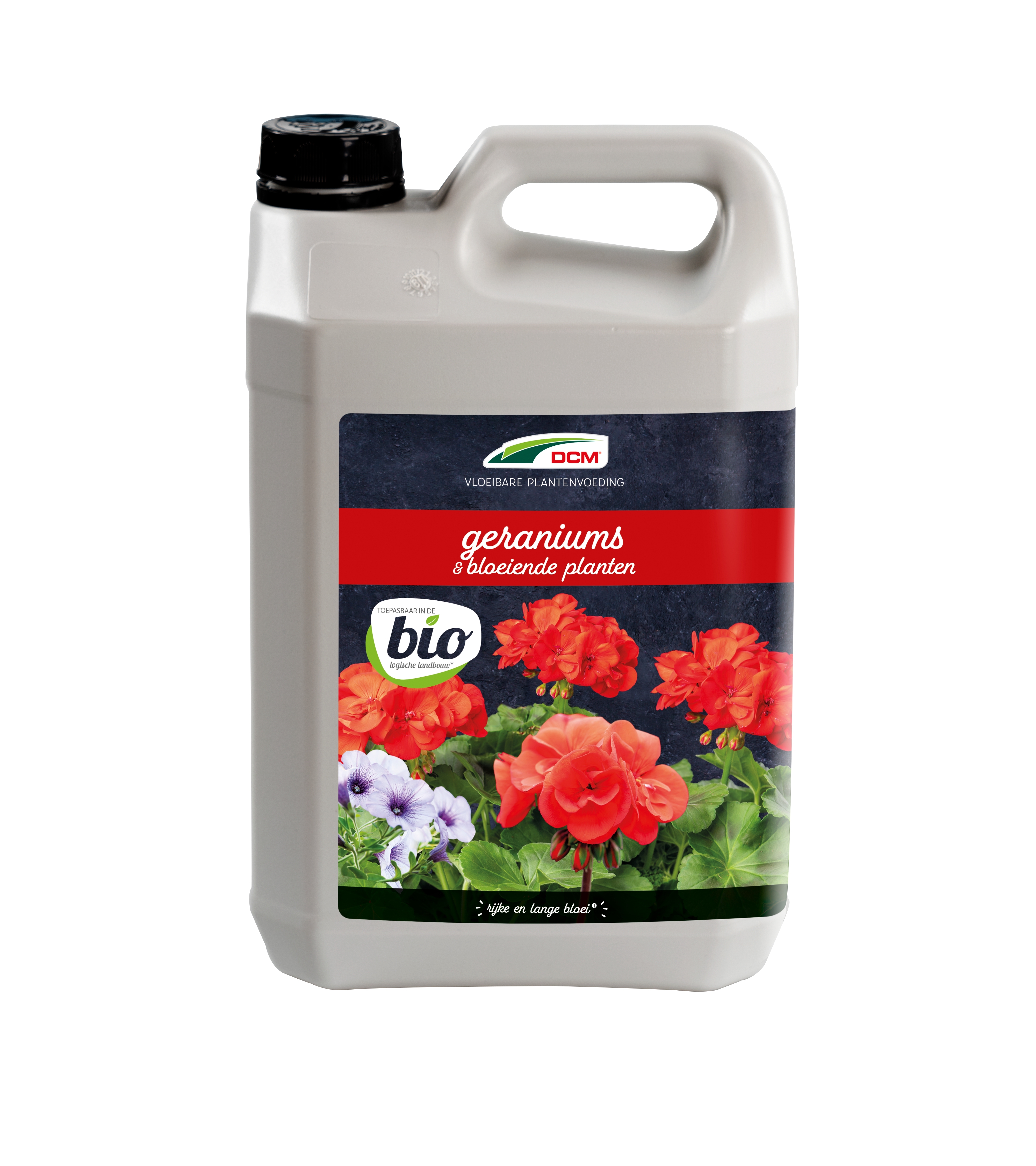 DCM Vloeibare Meststof voor Geraniums en Petunia's 5L