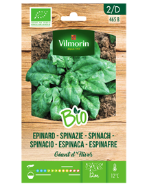 BIO groenten zaden Spinazie Winterreuzen 10g