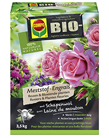 Compo Bio Meststof voor Rozen en Bloeiende planten 3,5Kg