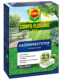 Compo Floranid Duo Gazonmeststof met mosbestrijder 100m²