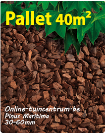 Franse schors Pinus maritima 30/60 per pallet 40m²