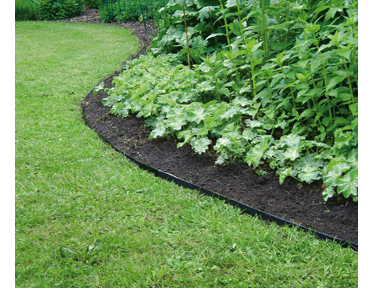 EcoRub® Rubberen afboording voor tuin 10m x 15cm 