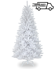 Witte kunstkerstboom Frozen 210 cm