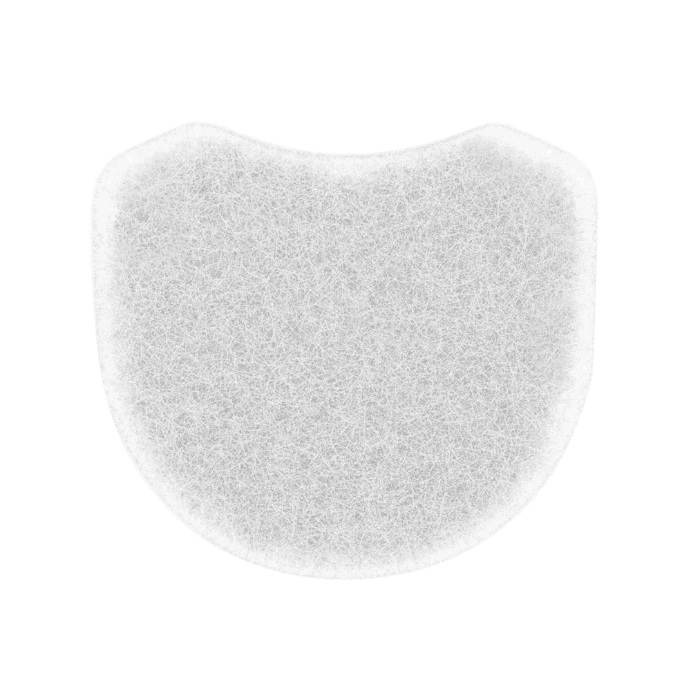 ResMed AirMini Luftfilter für mobiles CPAP-Therapiegerät, kleiner weißer Einwegfilter zur Reinigung der Atemluft und zum Schutz des Geräts bei Schlafapnoe-Therapie.