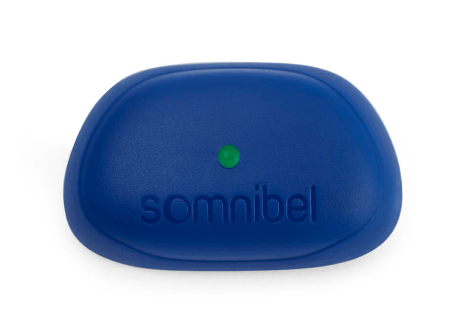Somnibel Schlafpositionstrainer – kleines, tragbares Gerät zur Rückenlagevermeidung bei Schlafapnoe