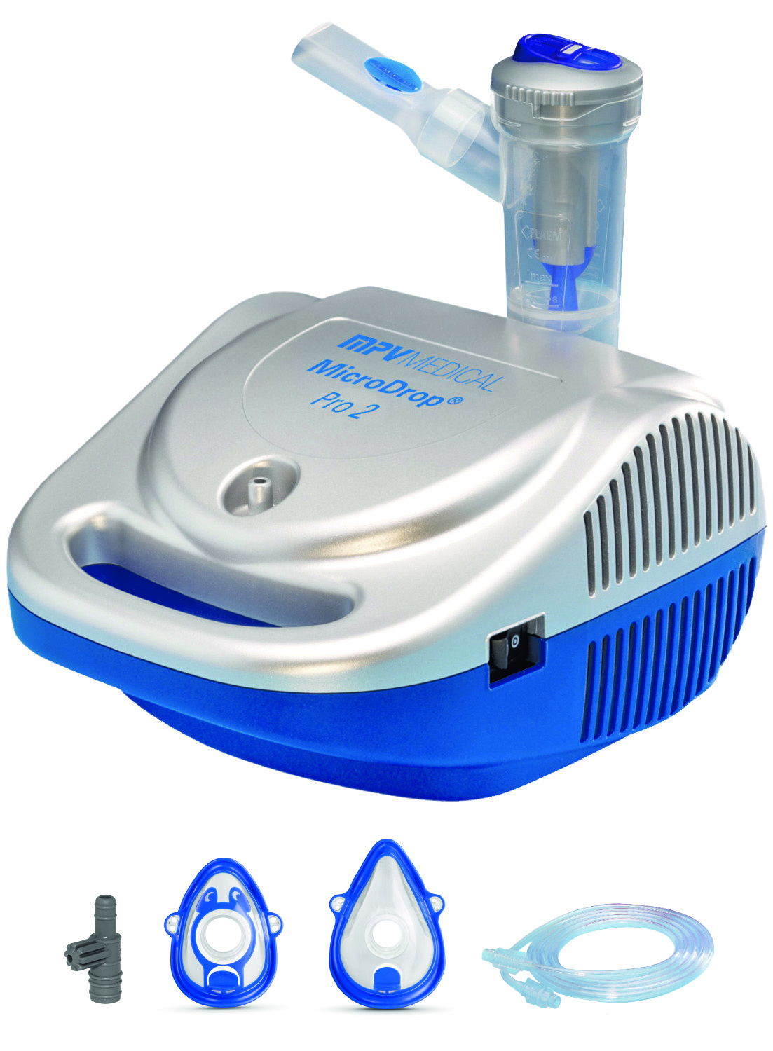 Micro Drop Pro 2 Inhalationsgerät mit Vernebler – für effektive Inhalation bei Asthma, COPD und Erkältungskrankheiten