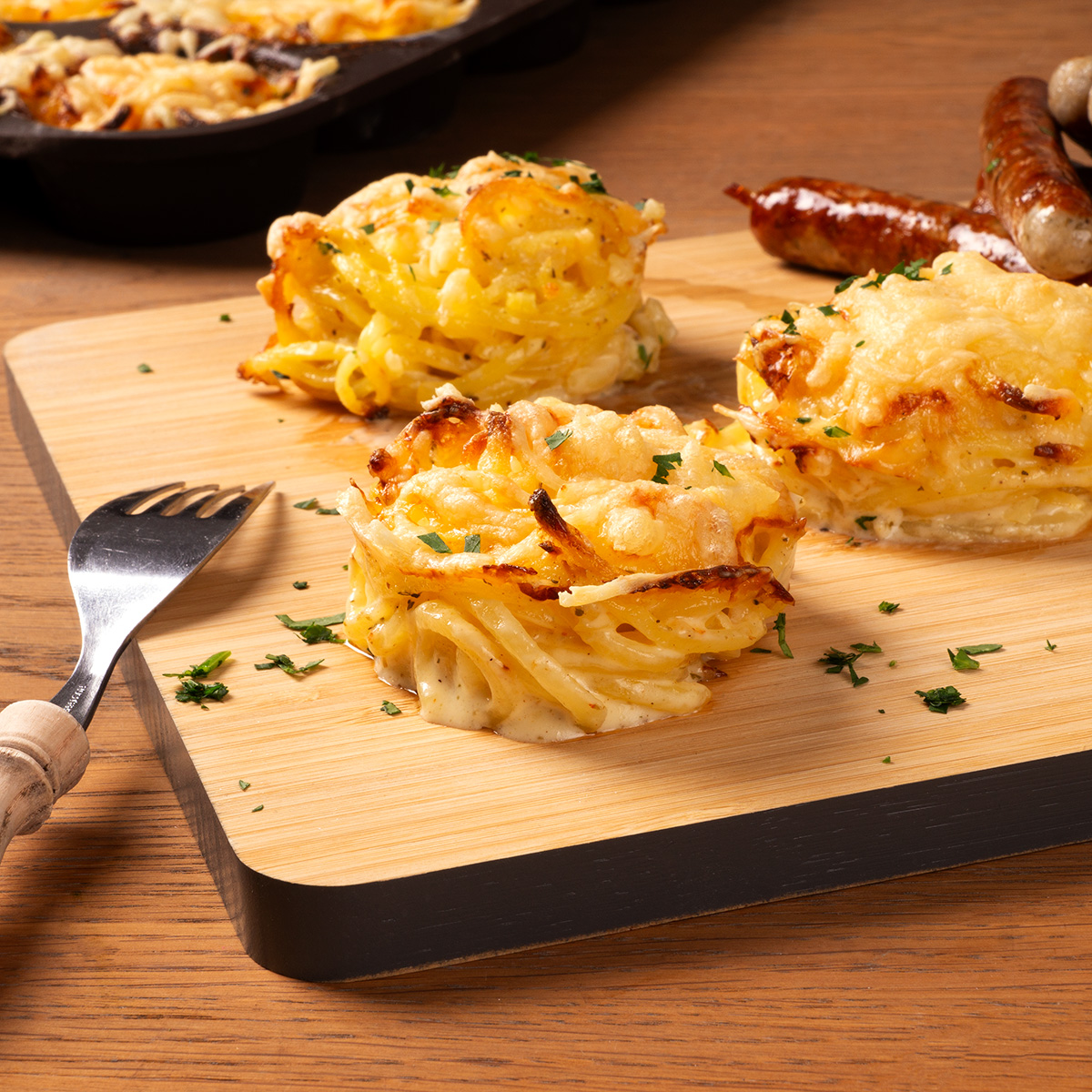 Kartoffelgratin mal anders: Frech, lecker und total unkompliziert.